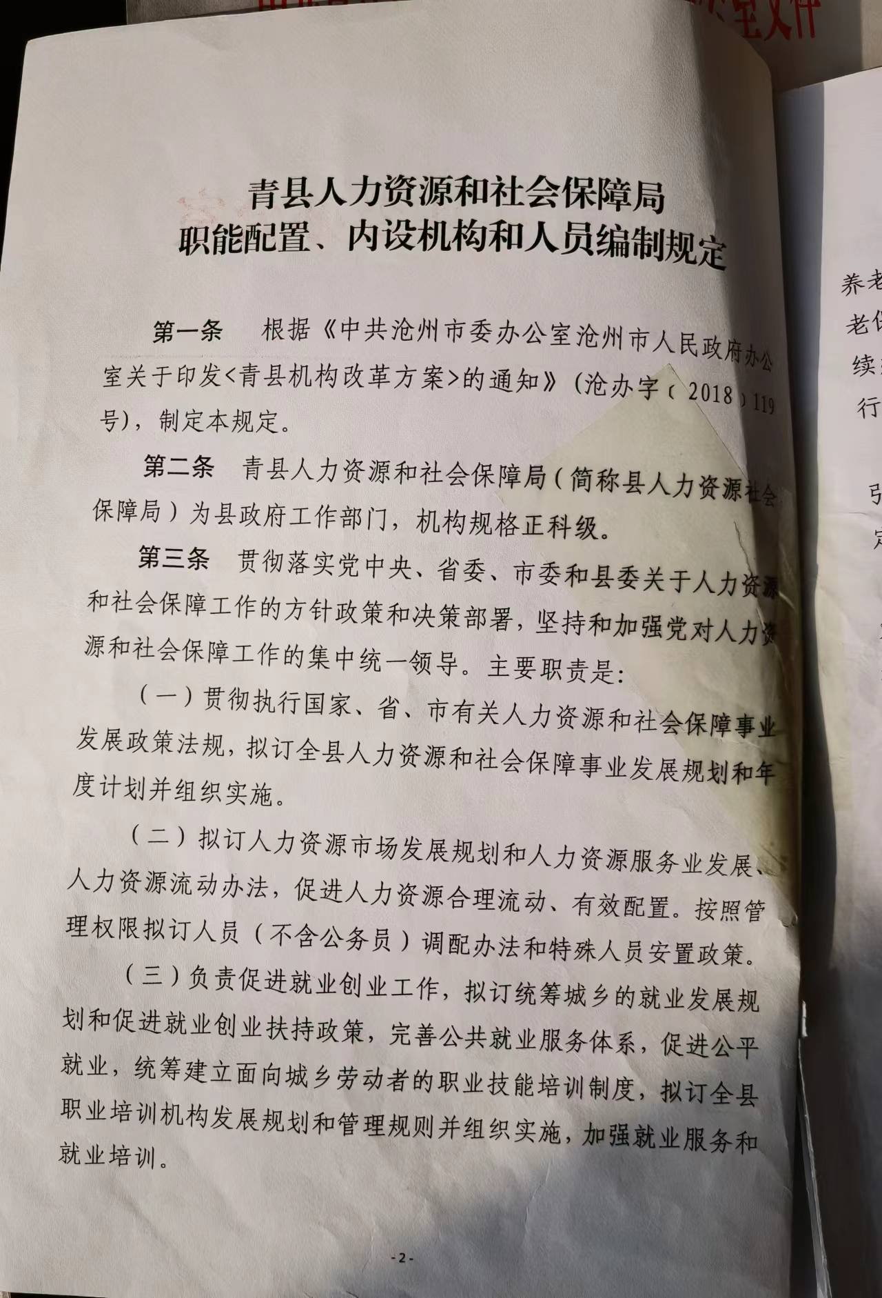 青县人力资源和社会保障局人事任命解析及新动向